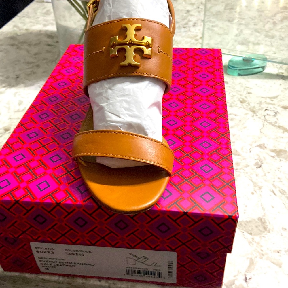 Light worn Tory Burch shoes